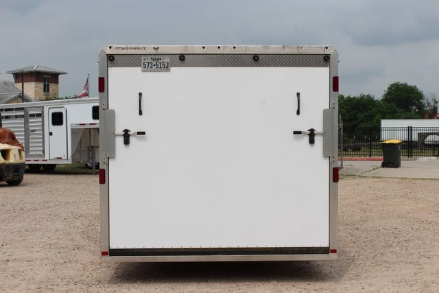 2017 Featherlite 4926 - 20 ENCLOSED CAR TRAILER ALL ALUMINUM BLACK WHEELS | CONROE, TX | SportChassis/ Featherlite Trailers of Texas