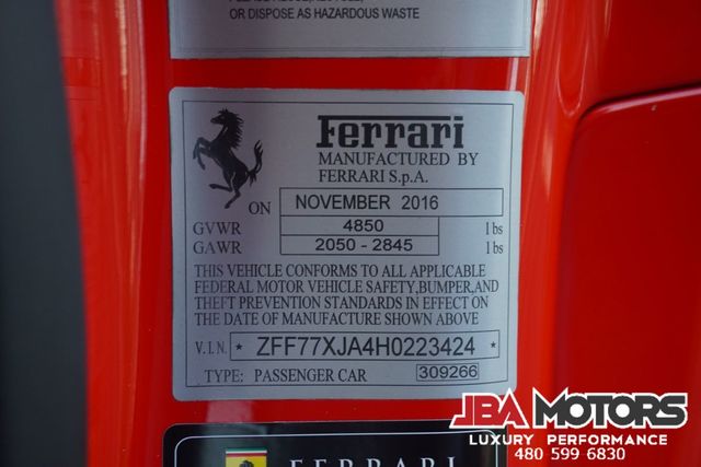 2017 Ferrari California T Convertible ~ ONLY 16k LOW MILES ~ Highly Optioned | MESA, AZ | JBA MOTORS 2017 Ferrari California T Convertible ~ ONLY 16k LOW MILES ~ Highly Optioned | MESA, AZ | JBA MOTORS