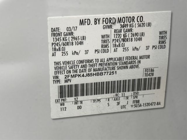 2017 Ford EDGE SEL 2017 Ford EDGE SEL