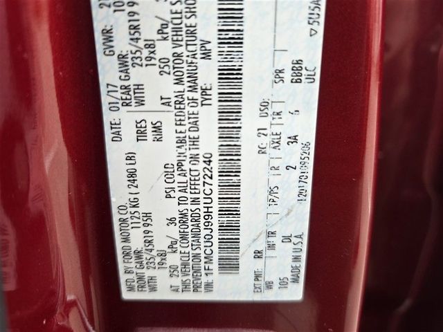 2017 Ford Escape Titanium 2017 Ford Escape Titanium