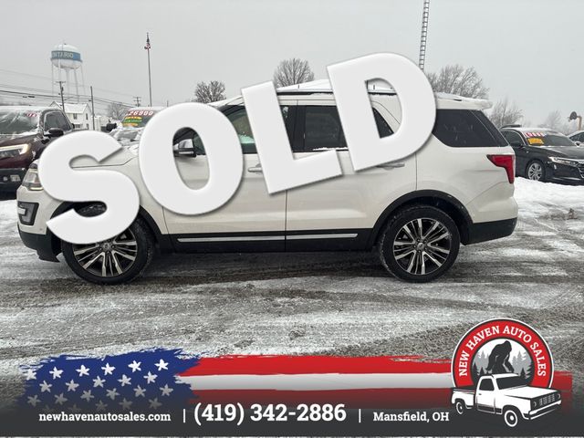 2017 Ford Explorer Platinum | Ontario, OH | New Haven Auto Sales in Mansfield, OH 44903