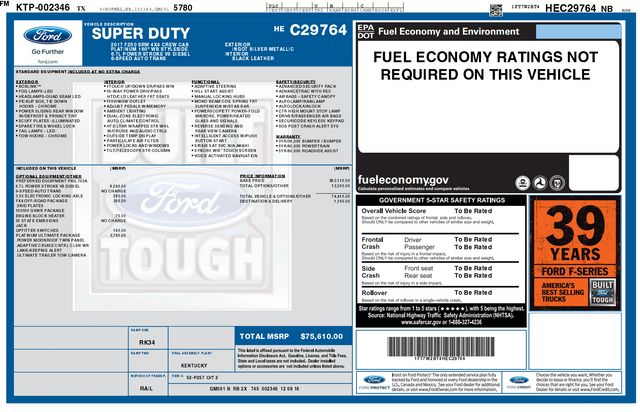 2017 Ford F-250 Super Duty Platinum 2017 Ford F-250 Super Duty Platinum