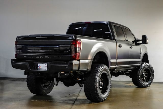 2017 Ford F-250 Super Duty Platinum FX4 FabTech Lift 22" FUEL 40" M/T Pano TX | Dallas, TX | East Dallas Diesel