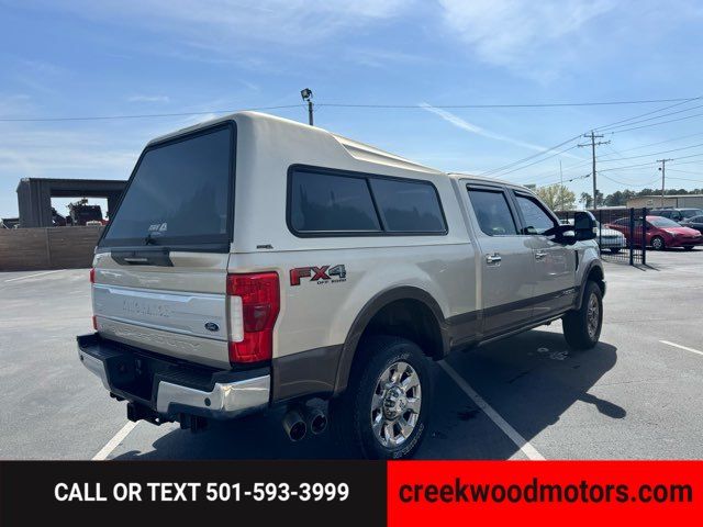 2017 Ford F-250 Super Duty King Ranch 4x4 Powerstroke Diesel CAMPER SHELL 20s