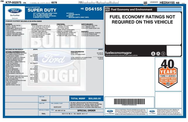 2017 Ford F-350 Super Duty XL 2017 Ford F-350 Super Duty XL