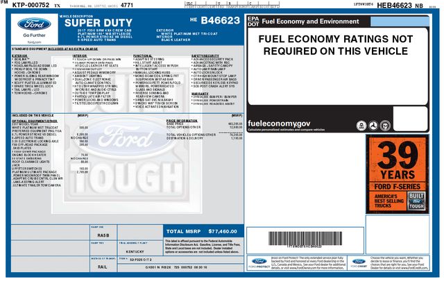 2017 Ford F-350 Super Duty Platinum 2017 Ford F-350 Super Duty Platinum