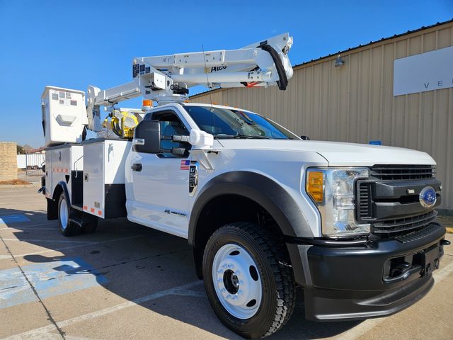 2017 Ford F550 ALTEC AT37G 4X4 42FT BUCKET TRUCK 6.7 POWERSTROKE CABLE REEL PULLER | Irving, TX | Pinnacle Trucks