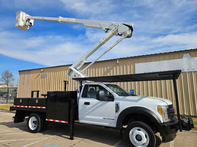 2017 Ford F550 FLATBED 45FT TELESCOPING BUCKET TRUCK 4X4 HI-RANGER LT40 4X4 F550. | Irving, TX | Pinnacle Trucks in Irving, TX 75039