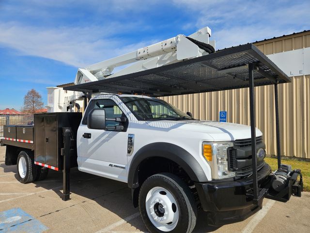 2017 Ford F550 FLATBED 45FT TELESCOPING BUCKET TRUCK 4X4 HI-RANGER LT40 4X4 F550. | Irving, TX | Pinnacle Trucks