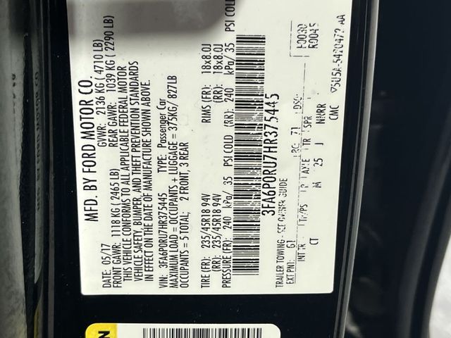 2017 Ford Fusion Hybrid TITANIUM HEV | Annapolis, MD | Annapolis Public Auto Auction 2017 Ford Fusion Hybrid TITANIUM HEV | Annapolis, MD | Annapolis Public Auto Auction