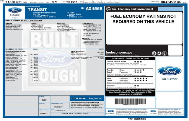 2017 Ford Transit 350 XLT 15 PASSENGER