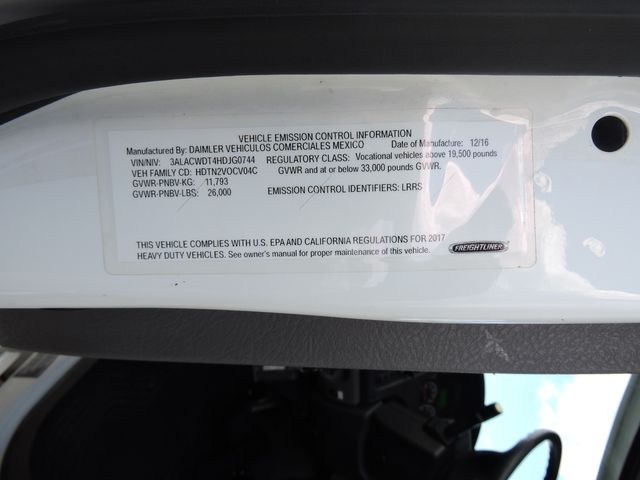 2017 Freightliner M2 Non-CDL Box Truck