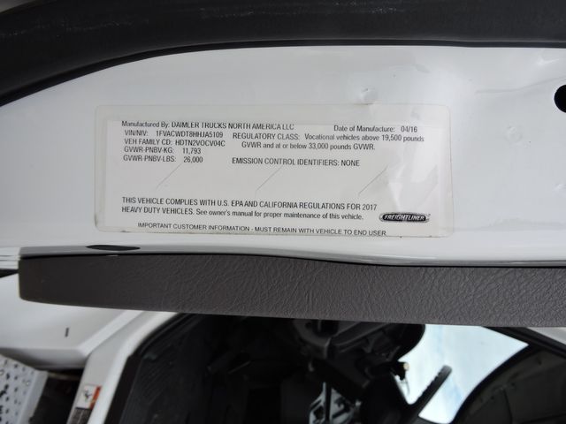 2017 Freightliner M2 Non-CDL Box Truck