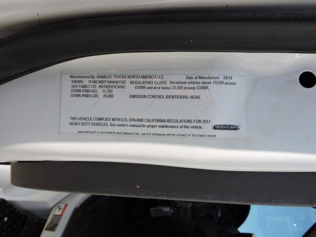 2017 Freightliner M2 Non-CDL Box Truck 