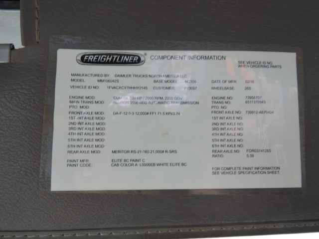 2017 Freightliner M2106 CDL Tow-Truck Flatbed