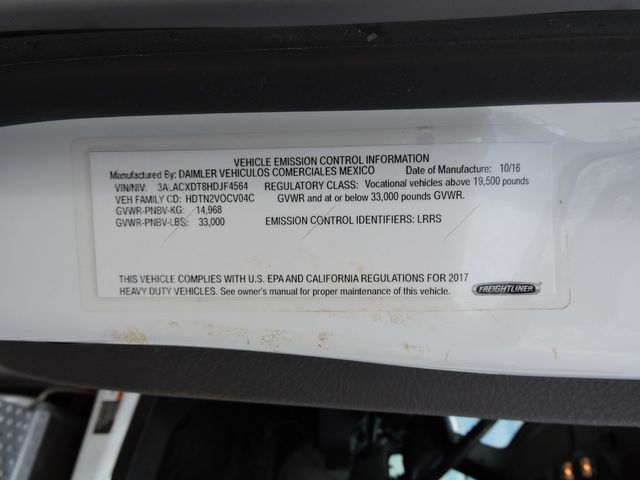 2017 Freightliner M2106 Sport Chassis Service Truck 