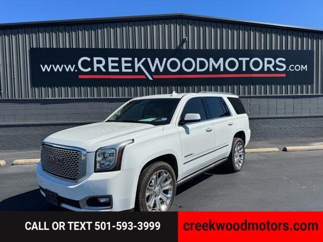 2017 GMC Yukon Denali 6.2 4x4 Sunroof 22s DVD White Financing