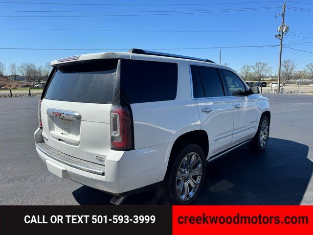 2017 GMC Yukon Denali 6.2 4x4 Sunroof 22s DVD White Financing
