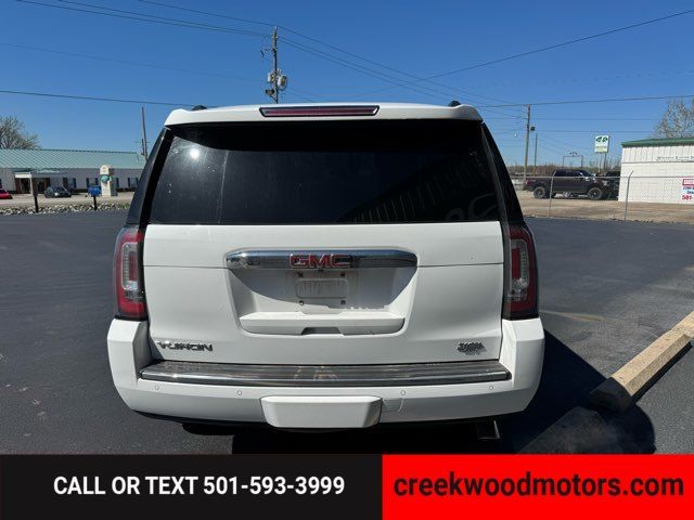 2017 GMC Yukon Denali 6.2 4x4 Sunroof 22s DVD White Financing