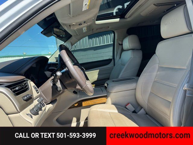 2017 GMC Yukon Denali 6.2 4x4 Sunroof 22s DVD White Financing
