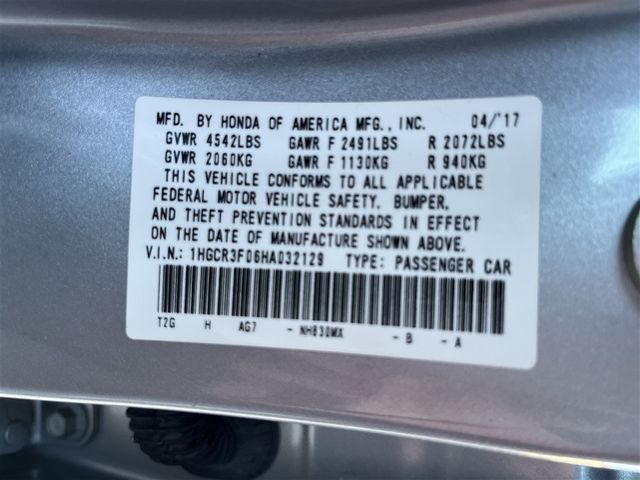 2017 Honda Accord EX-L V6 w/Navi w/Honda Sensing 2017 Honda Accord EX-L V6 w/Navi w/Honda Sensing