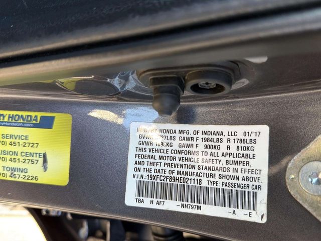 2017 Honda Civic EX w/Honda Sensing | Alpharetta, GA | Star Motors