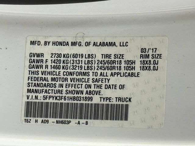 2017 Honda Ridgeline RTL-T | Houston, TX | Houston Auto Credit 2017 Honda Ridgeline RTL-T | Houston, TX | Houston Auto Credit