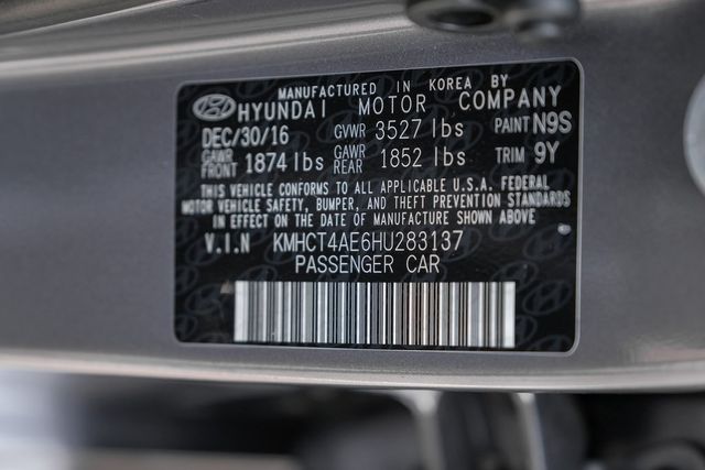 2017 Hyundai ACCENT SE AM/FM/SiriusXM/CD/MP3 Audio System Pwr Windows 2017 Hyundai ACCENT SE AM/FM/SiriusXM/CD/MP3 Audio System Pwr Windows