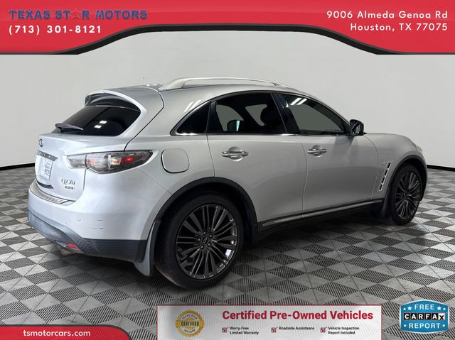2017 Infiniti QX70 Base | Houston, TX | Texas Star Motors