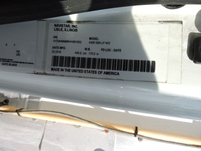 2017 International 4300 Non-CDL Reefer Box Truck 