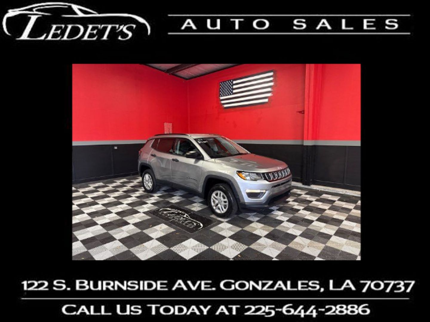 2017 Jeep Compass Sport [PSC] Billet Silver Metallic Clear Coat at Ledet's Auto Sales