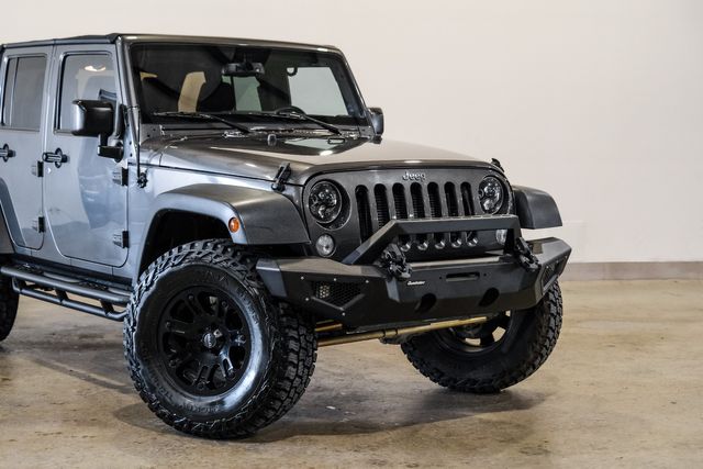 2017 Jeep Wrangler Unlimited Sport S 4X4, LIFTED,BUMPERS,WHEELS,65K | Carrollton, TX | Texas Vehicle Exchange