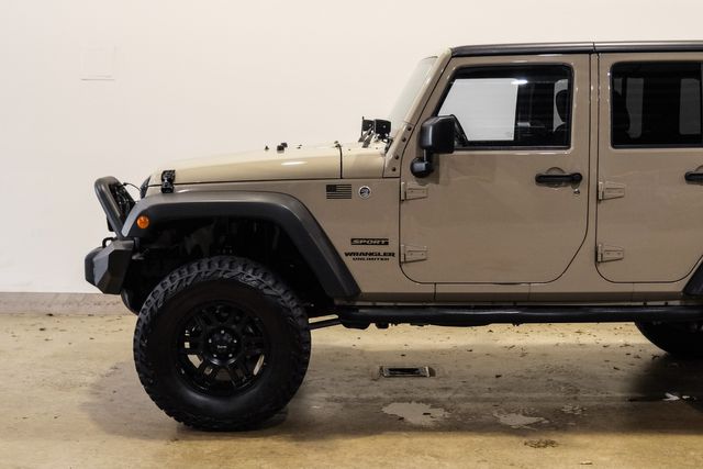 2017 Jeep Wrangler Unlimited Sport 4X4, HARDTOP, LIFTED, 37K MILES | Carrollton, TX | Texas Vehicle Exchange 2017 Jeep Wrangler Unlimited Sport 4X4, HARDTOP, LIFTED, 37K MILES | Carrollton, TX | Texas Vehicle Exchange