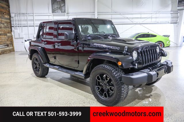 2017 Jeep Wrangler Unlimited Smoky Mountain 4x4 V6 Manual Hardtop Financing