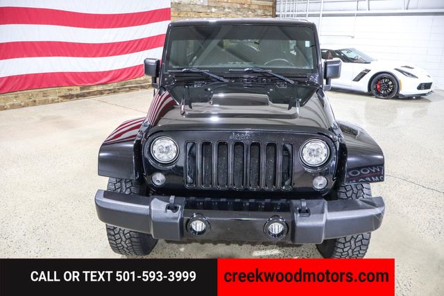 2017 Jeep Wrangler Unlimited Smoky Mountain 4x4 V6 Manual Hardtop Financing