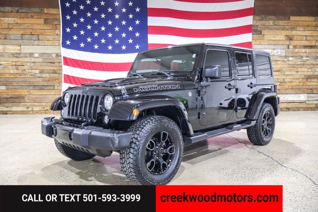 2017 Jeep Wrangler Unlimited Smoky Mountain 4x4 V6 Manual Hardtop Financing
