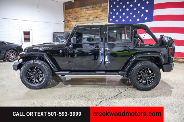 2017 Jeep Wrangler Unlimited Smoky Mountain 4x4 V6 Manual Hardtop Financing