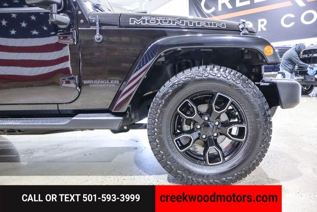 2017 Jeep Wrangler Unlimited Smoky Mountain 4x4 V6 Manual Hardtop Financing