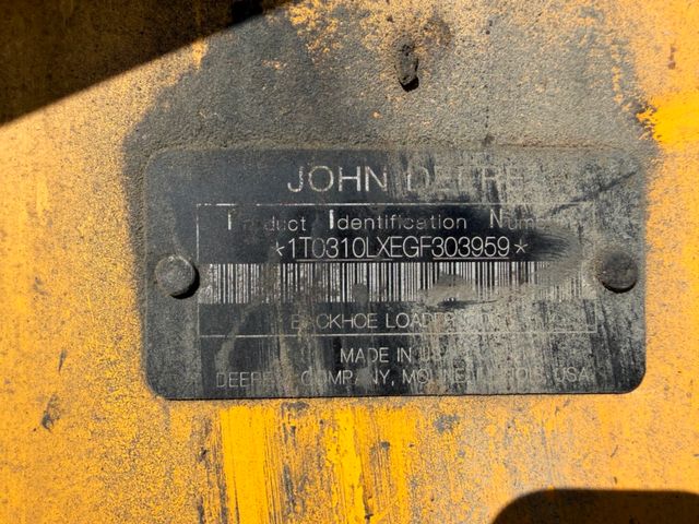 2017 John Deere 310L