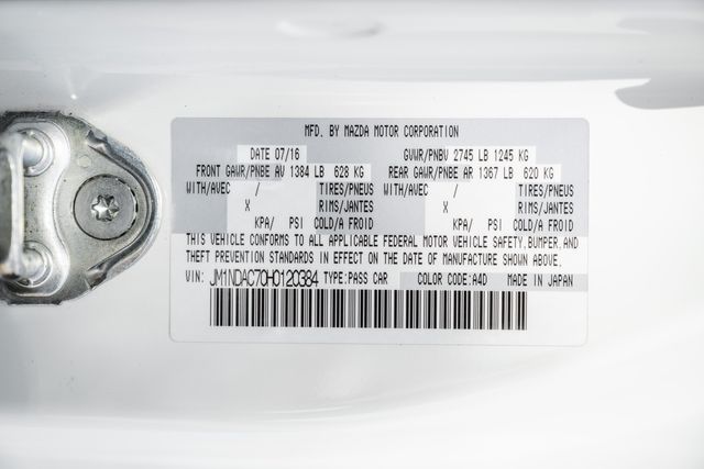 2017 Mazda MX-5 Miata Club | Addison, TX | Apex Auto Sports