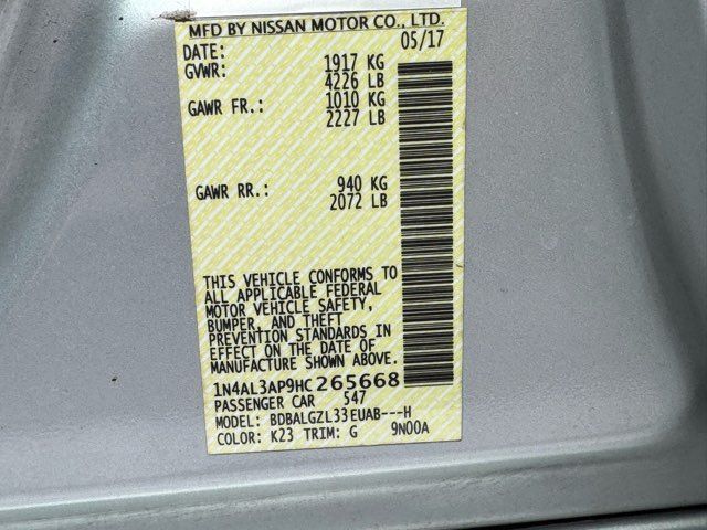 2017 Nissan Altima 2.5