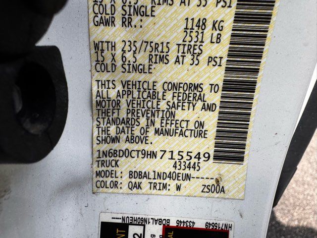 2017 Nissan Frontier S