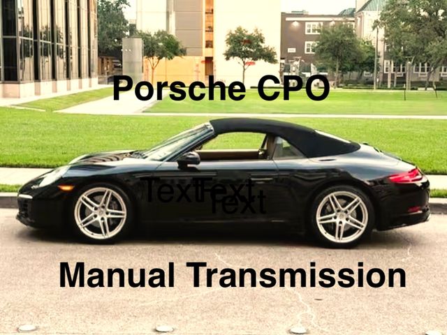 2017 Porsche 911 Carrera Very Rare Manual 6 Speed | Houston, Texas | Autodynamics