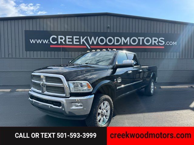 2017 Ram 3500 Laramie Longhorn 4x4 Cummins Diesel Long Bed Black