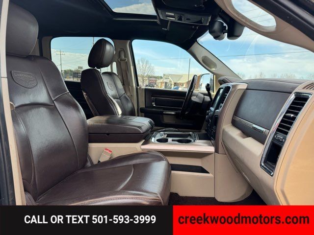 2017 Ram 3500 Laramie Longhorn 4x4 Cummins Diesel Long Bed Black