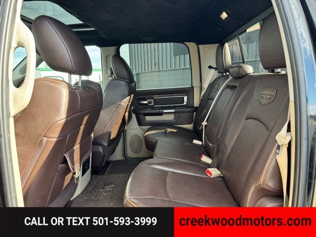 2017 Ram 3500 Laramie Longhorn 4x4 Cummins Diesel Long Bed Black