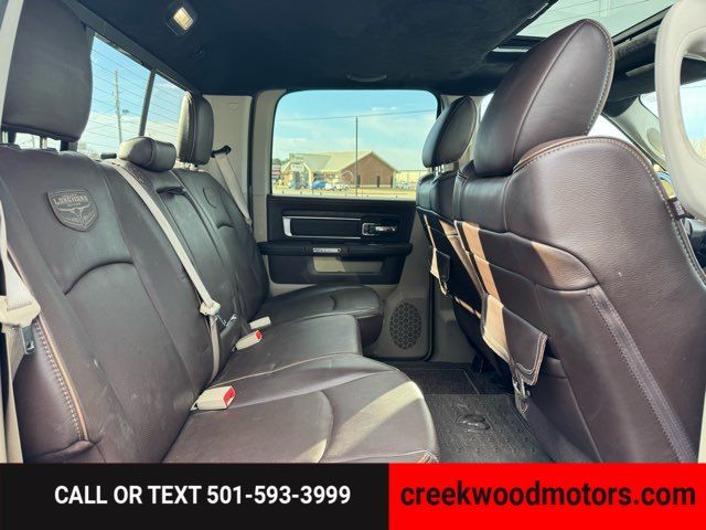 2017 Ram 3500 Laramie Longhorn 4x4 Cummins Diesel Long Bed Black