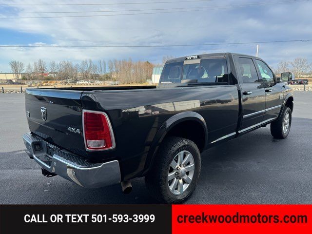2017 Ram 3500 Laramie Longhorn 4x4 Cummins Diesel Long Bed Black
