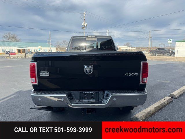 2017 Ram 3500 Laramie Longhorn 4x4 Cummins Diesel Long Bed Black