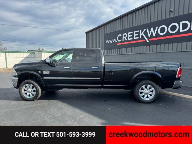 2017 Ram 3500 Laramie Longhorn 4x4 Cummins Diesel Long Bed Black